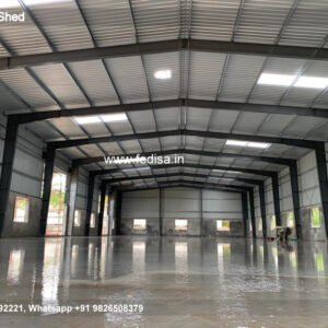 Industrial Shed Design with Durable Steel Columns