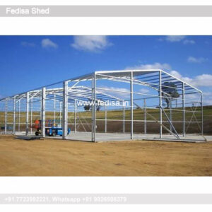 Industrial Shed Design with Modern Factory Appearance