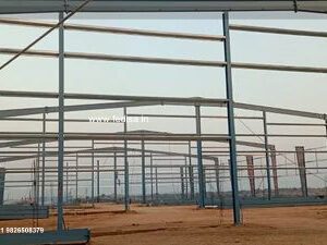 Industrial Shed Design with Modern Factory Structure