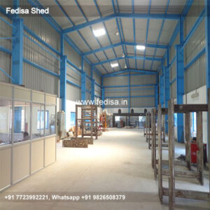 Industrial Shed Design with Contemporary Roof Design