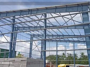 Industrial Shed Design with Strong Roof Support System