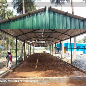 Industrial Shed Design with Stylish Structural Detailing