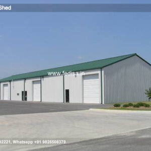 Industrial Shed Design with Contemporary Roof Architecture