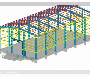 Industrial Shed Design with Open Interior Space Planning