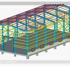 Industrial Shed Design with Weatherproof Metal Roof