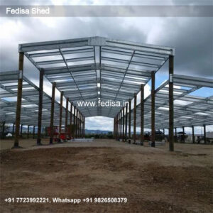Industrial Shed Design with Durable Steel Roofing Panels