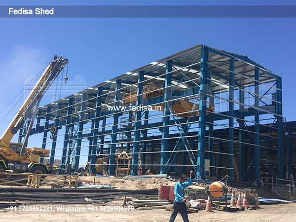 Industrial Shed Design with Heavy Duty Structural Support