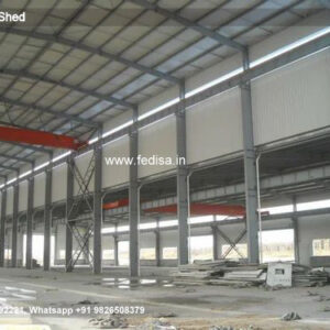Industrial Shed Design with Spacious Warehouse Planning