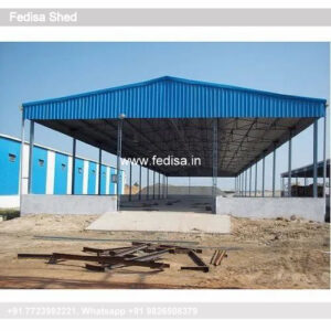 Industrial Shed Design with Premium Roofing Architecture