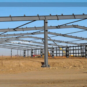 Industrial Shed Design with Heavy Steel Roof Support