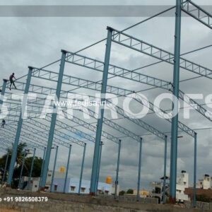 Industrial Shed Design with Modern Commercial Roofing Appeal