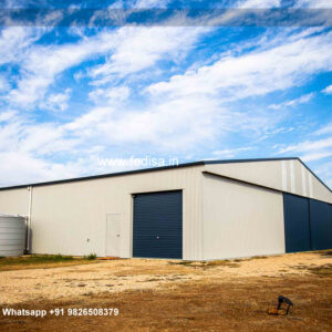 Industrial Shed Design with Durable Steel Support Beams