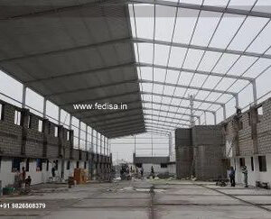 Industrial Shed Design with Contemporary Factory Framework