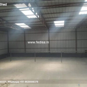 Industrial Shed Design with Contemporary Roof Support Framework