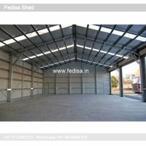 Industrial Shed Design with Strong Structural Commercial Layout