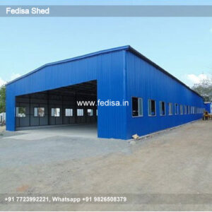 Industrial Shed Design with Attractive Warehouse Architectural Style