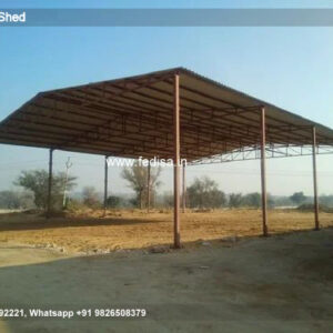Industrial Shed Design with Attractive Steel Roofing Framework