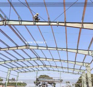 Industrial Shed Bamboo Shed Construction Simple Goat Shed Design N0-2941