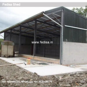 Industrial Shed Steel Parking Shed Timber Frame Shed Design N0-3021