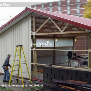 Industrial Shed Heavy Duty Steel Shed Steel Sided Shed N0-3212