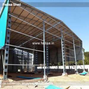 Industrial Shed 20×20 Steel Shed Four Wheeler Parking Shed N0-3240