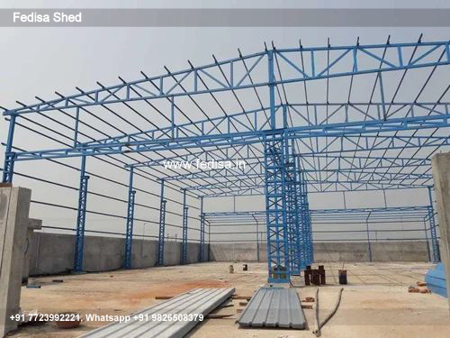 Industrial Shed Agricultural Steel Sheds For Sale Cantilever Car Shed N0-3259