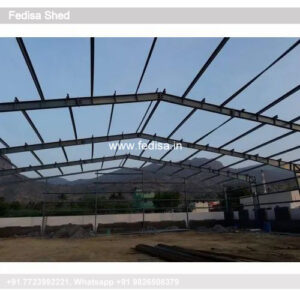 Industrial Shed Galvanised Steel Storage Gadi Parking Shed N0-3284
