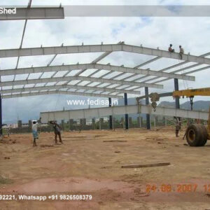Industrial Shed H2 Steel Sheds Modern Car Parking Shed N0-3289