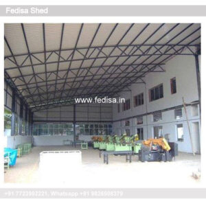 Industrial Shed Industrial Tin Shed Single Car Parking Shed N0-3308