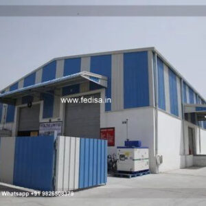 Industrial Shed Man Made Steel Sheds Vehicle Parking Shed N0-3315