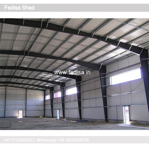 Industrial Shed Steel Shed Cost Barrel Roof Shed N0-3543