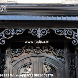 Stylish House Elevation Iron Design for Luxury Homes No-0002