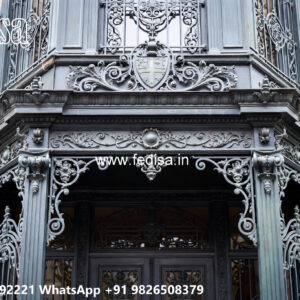 House Elevation Iron Design with Contemporary Appeal No-0014