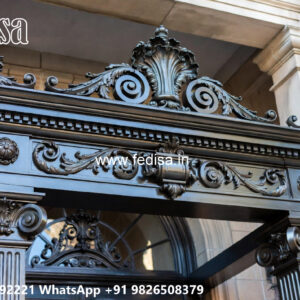 Elegant Iron Work House Elevation Design No-0015