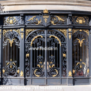 Premium Iron House Front Elevation Design No-0020