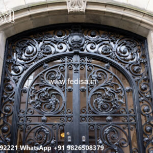 House Elevation Iron Design with Stylish Patterns No-0022