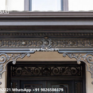 House Elevation Iron Design with Contemporary Style No-0035
