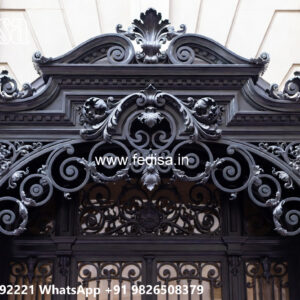 House Elevation Iron Design for Contemporary Homes No-0042