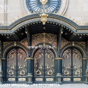 Stylish Iron Balcony House Elevation Design No-0057