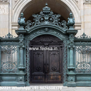 Elegant Modern Iron House Elevation Design No-0064
