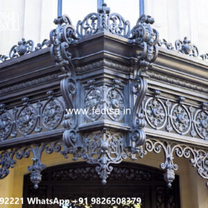 House Elevation Iron Design with Elegant Framework No-0072