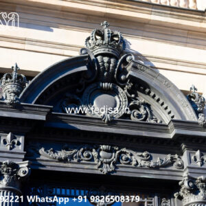 Modern House Elevation Iron Roofing Design No-0096