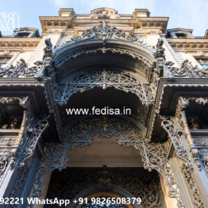 Luxury Iron House Front Exterior Design No-0097