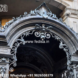 House Elevation Iron Design with Stylish Decorative Panels No-0098