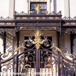 Elegant Iron House Facade Design Concepts No-0104