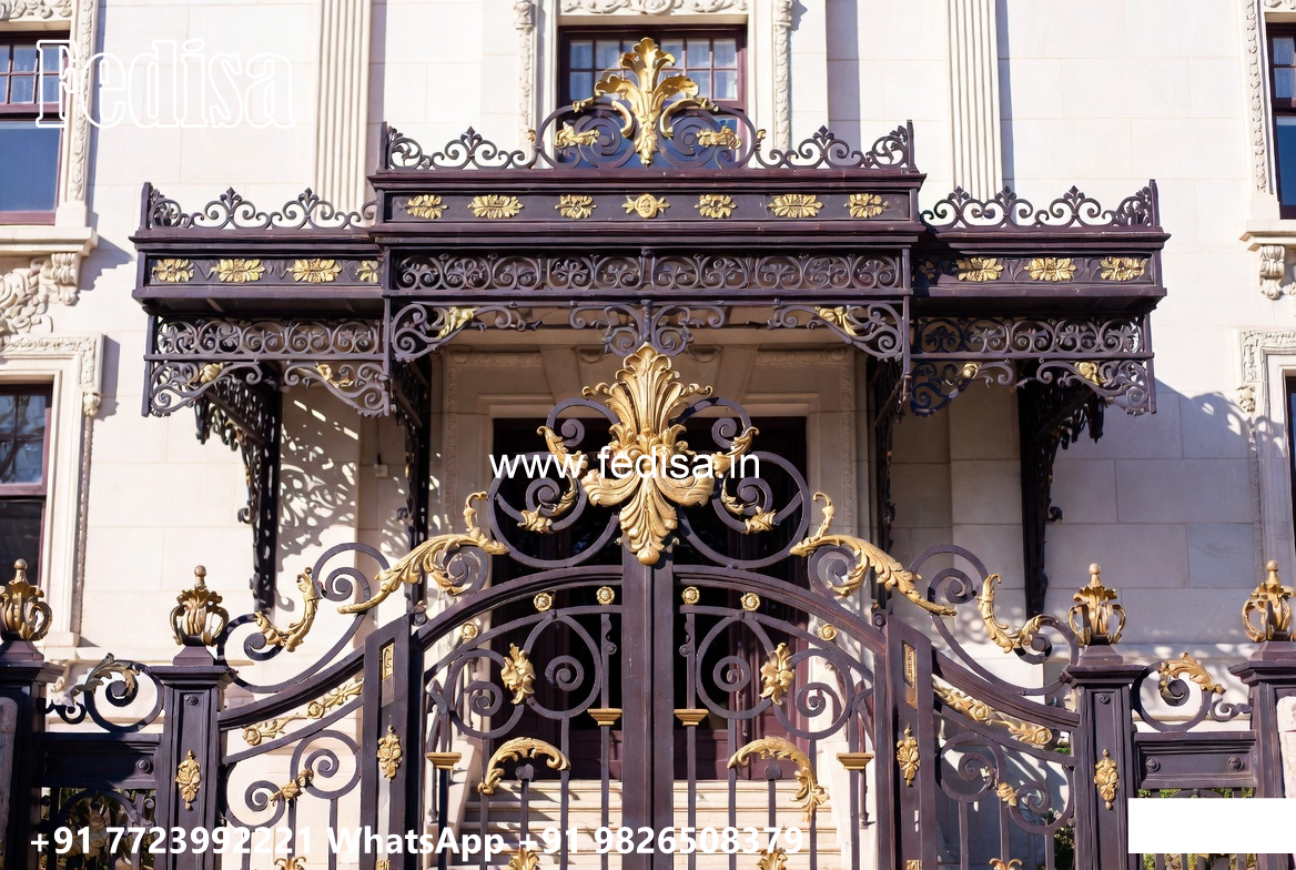Elegant Iron House Facade Design Concepts No-0104
