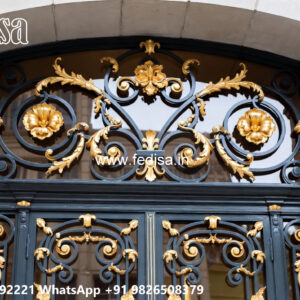 House Elevation Iron Design with Decorative Front Patterns No-0105