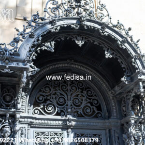 Premium Iron Front House Elevation Design No-0109