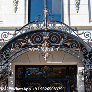 Modern House Elevation Iron Decorative Structure No-0113