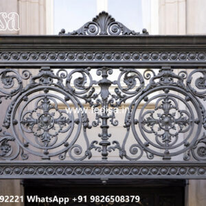 House Elevation Iron Design with Contemporary Structural Beauty No-0125